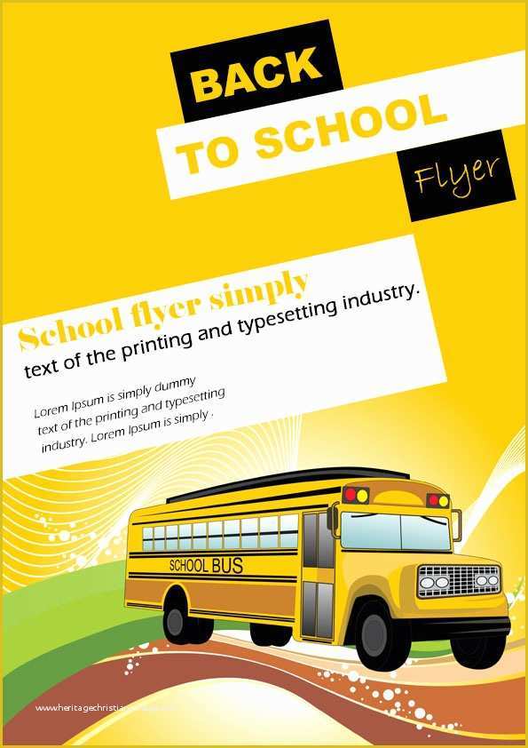 Back to School Brochure Template Free Of 16 Impressive Back to School Flyers In Psd Word & Ppt