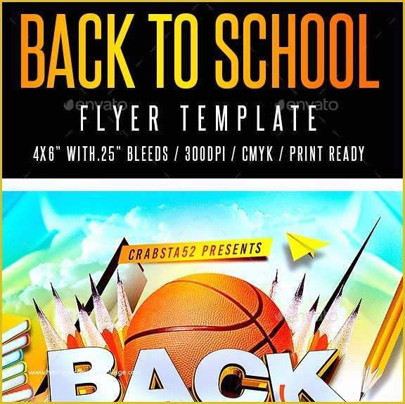 Back to School Brochure Template Free Of 20 Beautiful School Flyers Psds