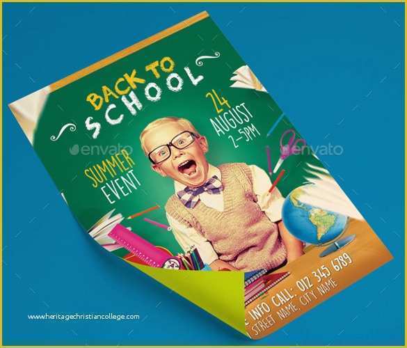 Back to School Brochure Template Free Of 21 Back to School Flyer Templates