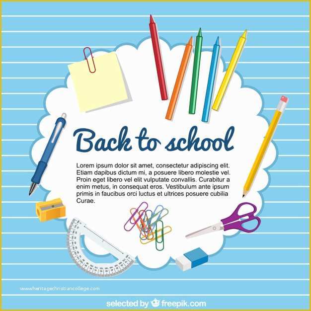 Back to School Brochure Template Free Of Back to School Template Vector