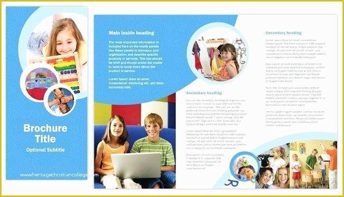 Back to School Brochure Template Free Of School Brochure Template Free Elementary School Brochure