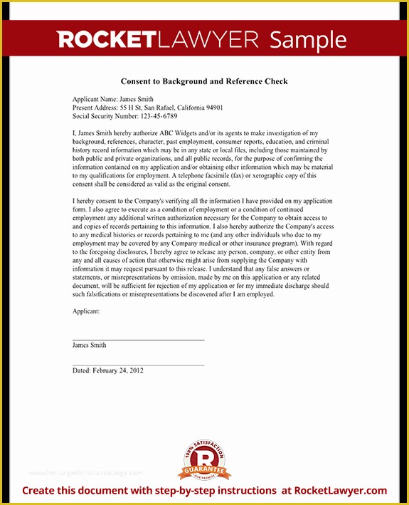 Background Check form Template Free Of Background Check Authorization form Template with Sample