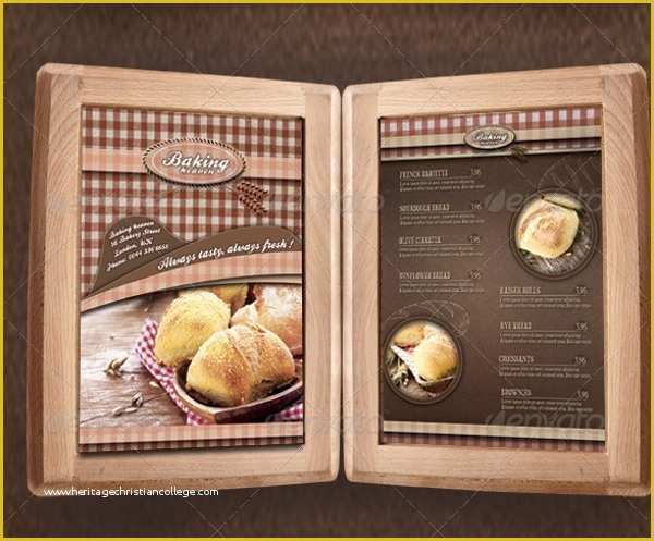 Bakery Menu Template Word Free Of 16 Sample Bakery Menu Templates