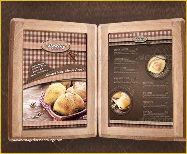 Bakery Menu Template Word Free Of 16 Sample Bakery Menu Templates