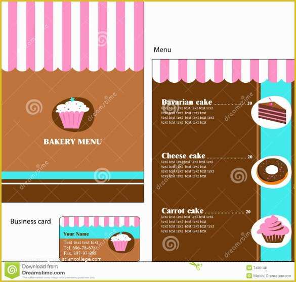 Bakery Menu Template Word Free Of 30 Bakery Menu Templates Psd Pdf Eps Indesign