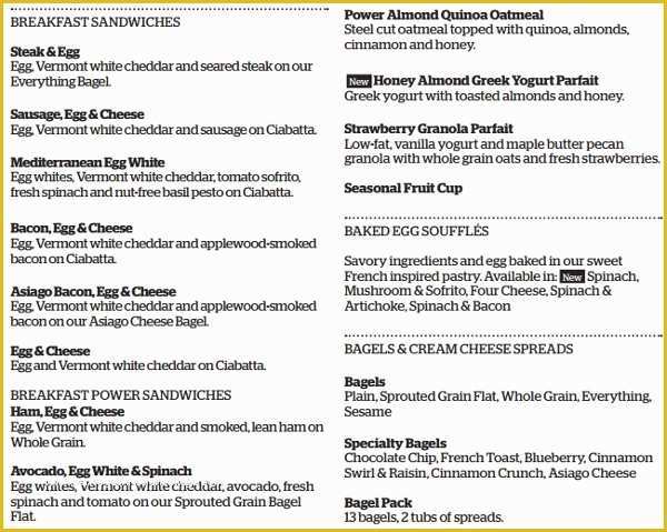 Bakery Menu Templates Free Download Of 16 Sample Bakery Menu Templates