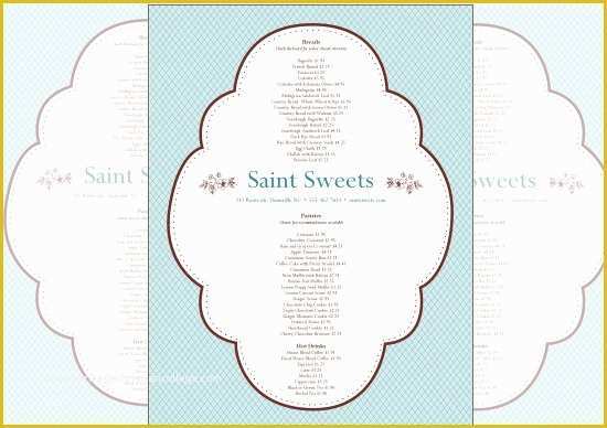 Bakery Menu Templates Free Download Of 30 Bakery Menu Templates Psd Pdf Eps Indesign