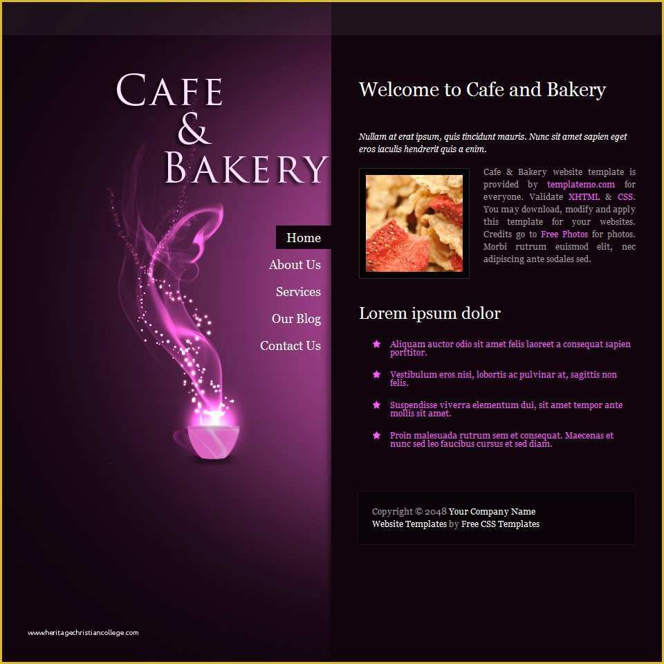 Bakery Menu Templates Free Download Of Free Template 278 Cafe Bakery