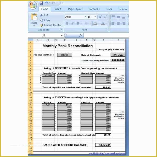 Bank Reconciliation Template Excel Free Download Of Use A Microsoft Excel Reconciliation Template to Help Your