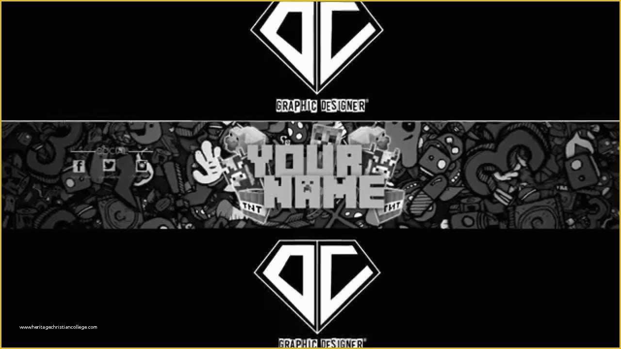 Banner Design Templates In Photoshop Free Download Of Free Youtube Banner Template Minecraft [ Shop]