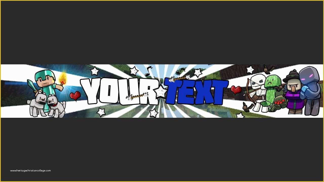 Banner Design Templates In Photoshop Free Download Of Minecraft Free Banner Template Shop Cc W Tutorial
