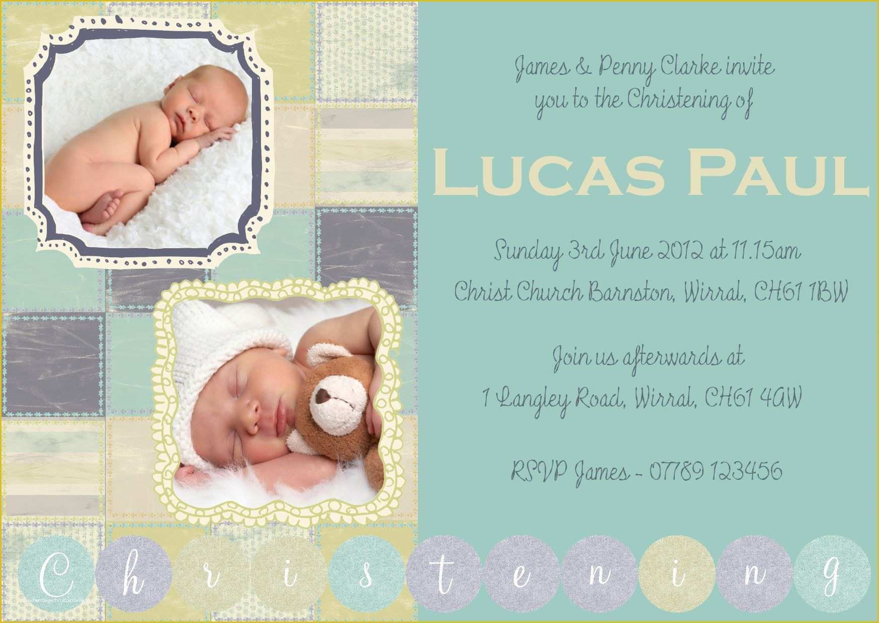 Baptism Card Template Free Of Baptism Invitation Baby Boy Baptism Invitations