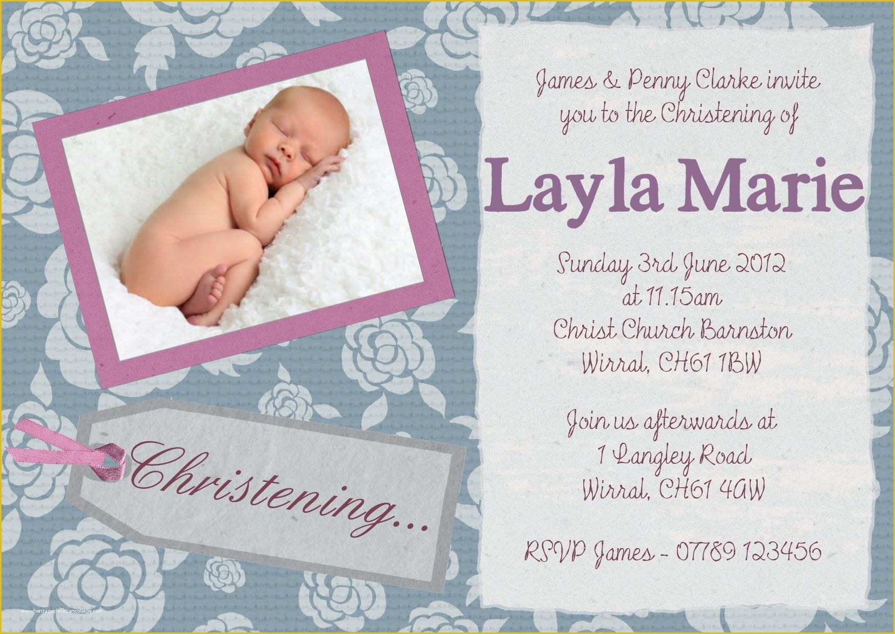 Baptism Card Template Free Of Baptism Invitation Card Baptism Invitation Cards Sample