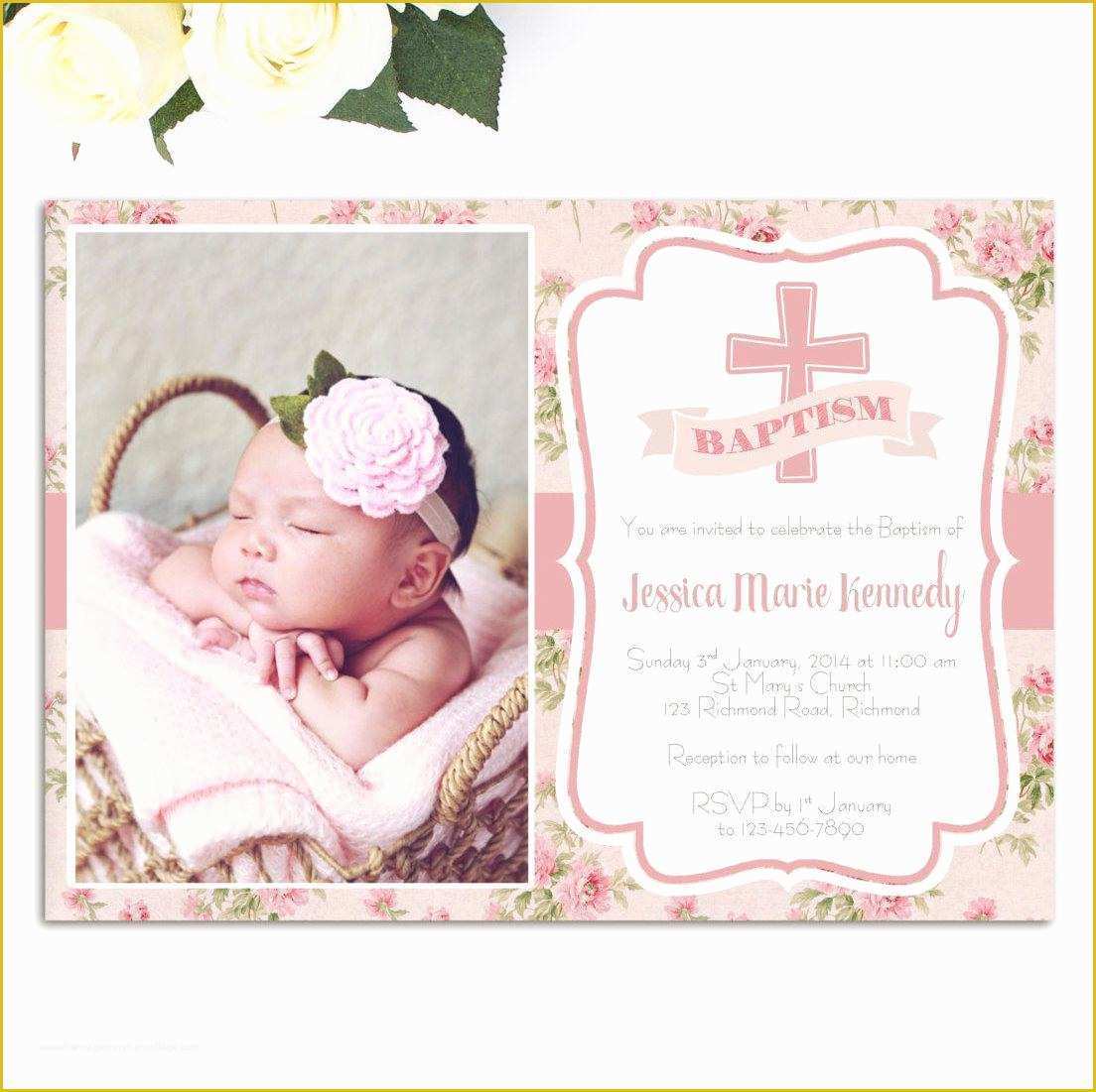 Baptism Card Template Free Of Christening Invitation Card Sample Christening