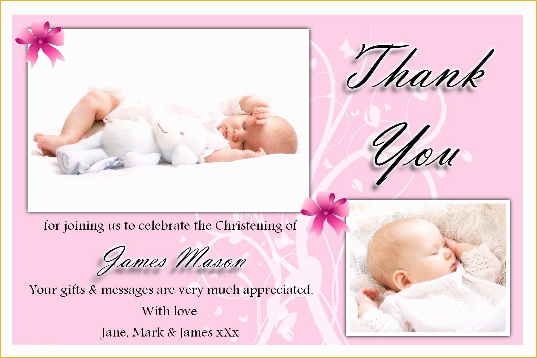 Baptism Card Template Free Of Free Baptism Invitation Template Free Christening