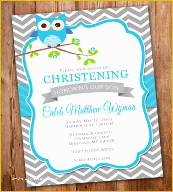 Baptism Invitation Template Free Download Of 27 Baptism Invitation Templates Psd Word Publisher
