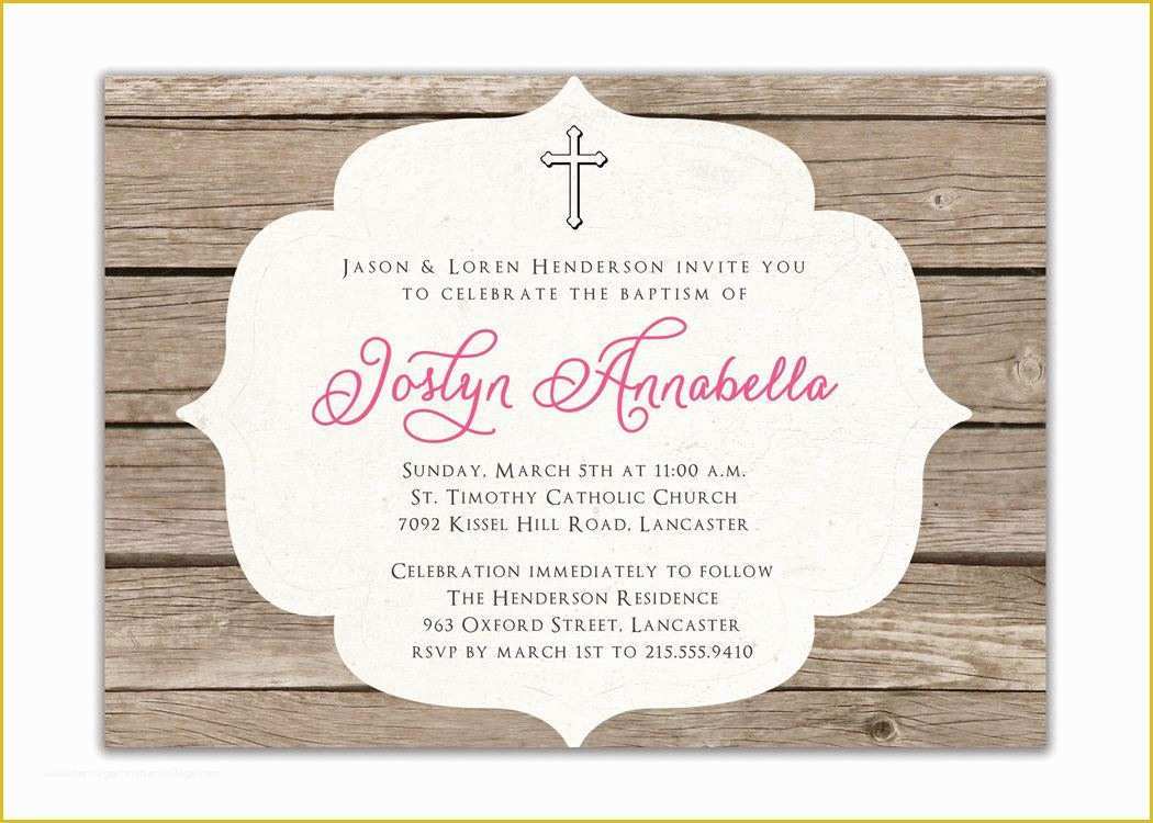 Baptism Invitation Template Free Download Of Baptism Invitations Templates Baptism Invitation