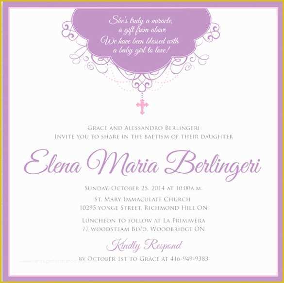Baptism Invitation Template Free Download Of Christian Dedication Certificate Template Templates