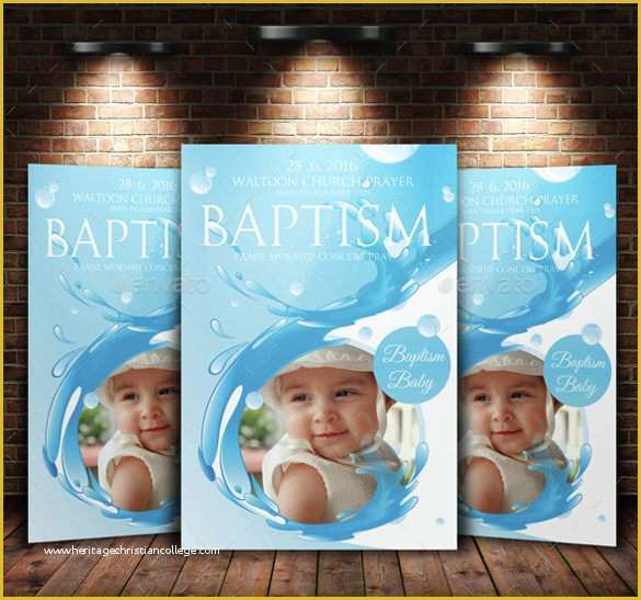 Baptism Template Free Download Of 27 Baptism Invitation Templates Psd Word Publisher