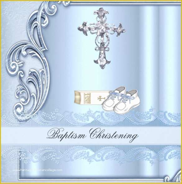 Baptism Template Free Download Of 30 Baptism Invitation Templates – Free Sample Example