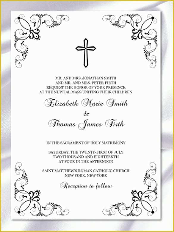 Baptism Template Free Download Of 30 Baptism Invitation Templates – Free Sample Example