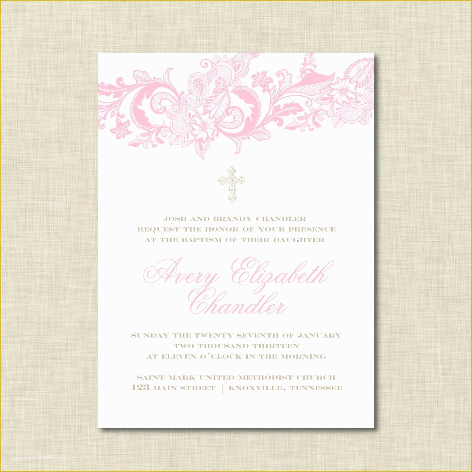 Baptism Template Free Download Of Baptism Invitations Baptism Invitations for Girls