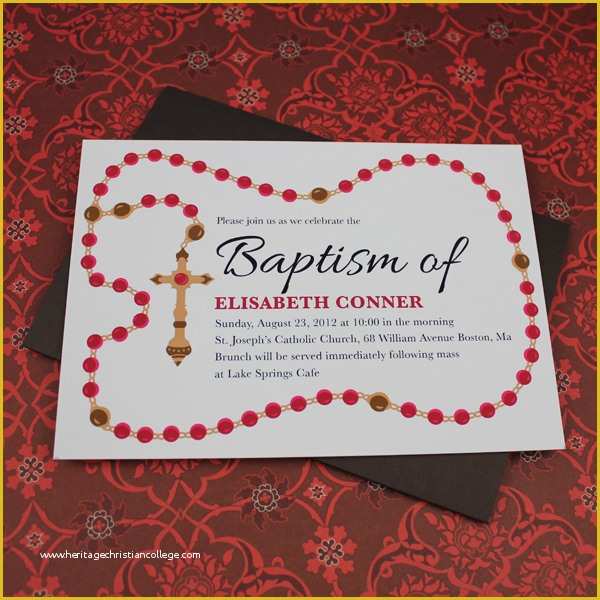 Baptism Template Free Download Of Christening Invitation Template – Download & Print
