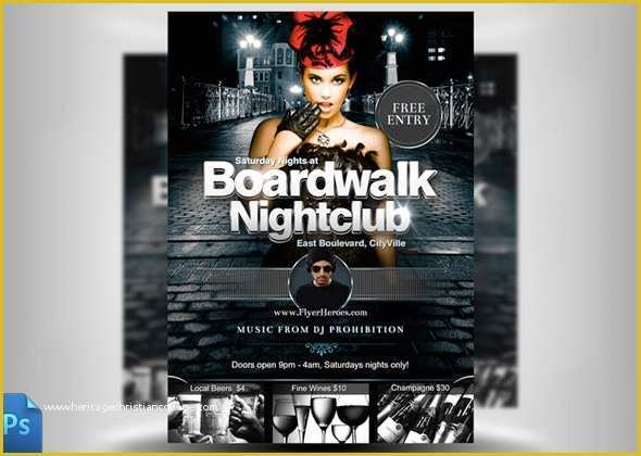 Bar Flyer Templates Free Of 31 Fabulous Night Club Flyer Templates & Psd Designs