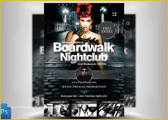 Bar Flyer Templates Free Of 31 Fabulous Night Club Flyer Templates &amp; Psd Designs