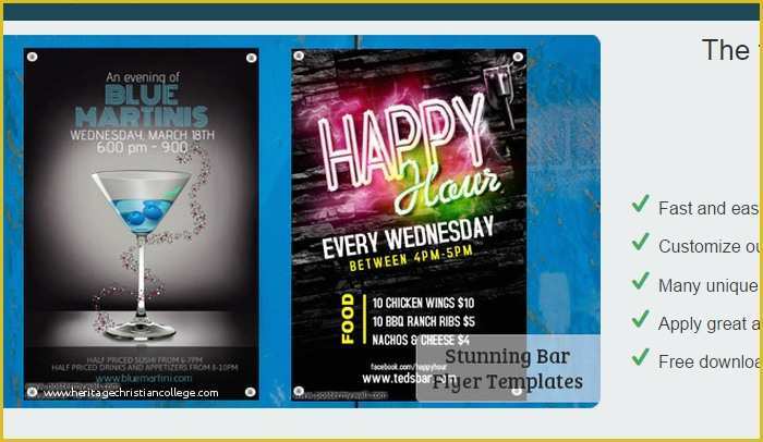 Bar Flyer Templates Free Of 5 Free Bar Flyer Templates