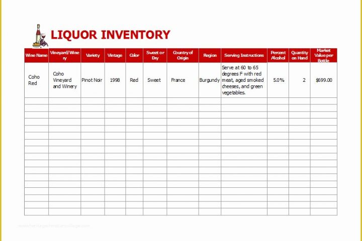 Bar Inventory Templates Free Of 24 Free Inventory Templates for Excel and Word You Must Have