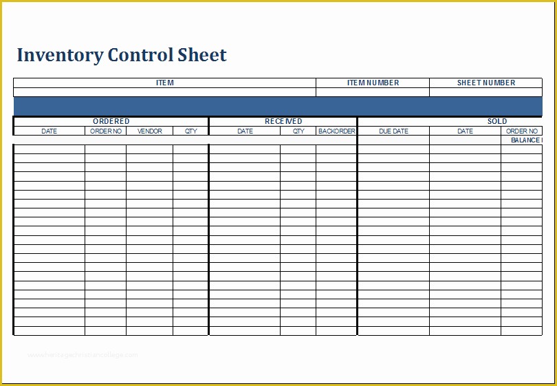 Bar Inventory Templates Free Of Inventory Control Sheet Template for Excel