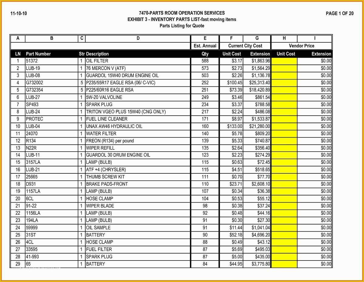 Bar Inventory Templates Free Of Liquor Inventory Spreadsheet