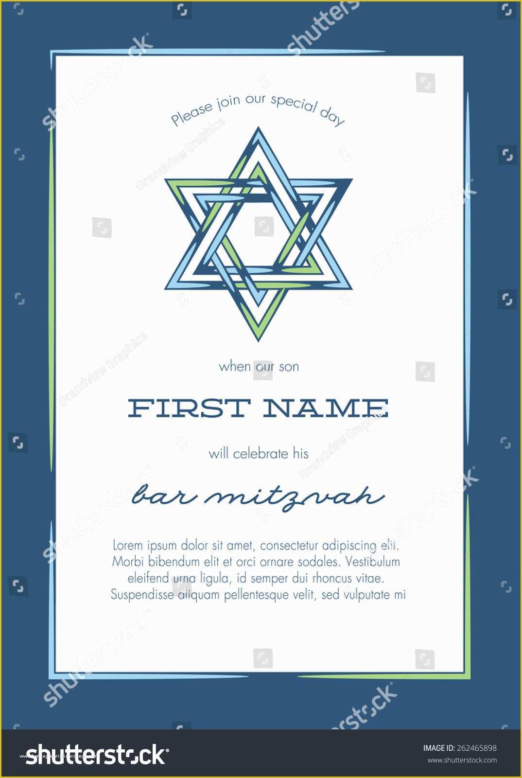 Bar Mitzvah Invitation Templates Free Of Bar Mitzvah Invitations Templates Yourweek Eca25e