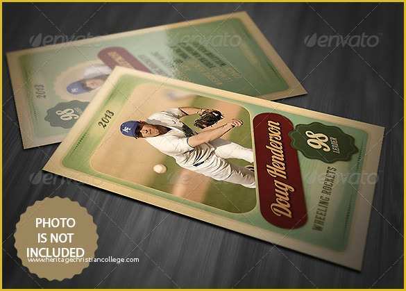 Baseball Card Template Photoshop Free Of 16 Baseball Card Templates Psd Ai Eps