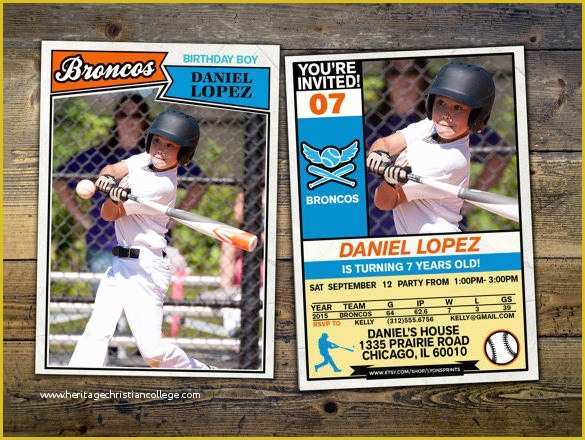 Baseball Card Template Photoshop Free Of Baseball Card Template Shop