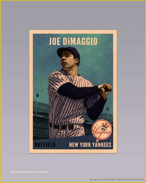 Baseball Card Template Photoshop Free Of Design A Vintage Baseball Card In Shop