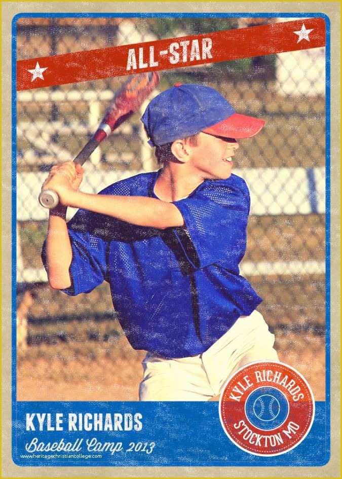 Baseball Card Template Photoshop Free Of Graphy Card Template Kyle Sports 1