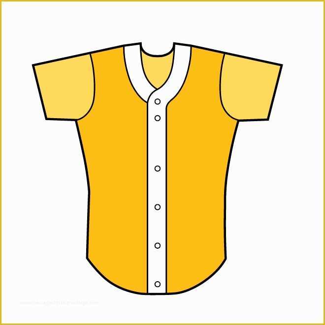 Baseball Jersey Vector Template Free Of Baseball Jersey Clipart Clipart Suggest