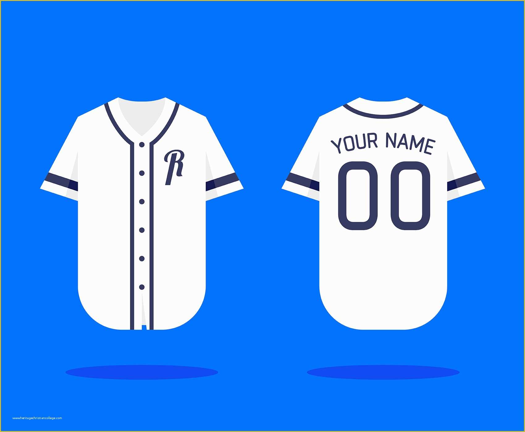 Baseball Jersey Vector Template Free Of Baseball Jersey Mockup Download