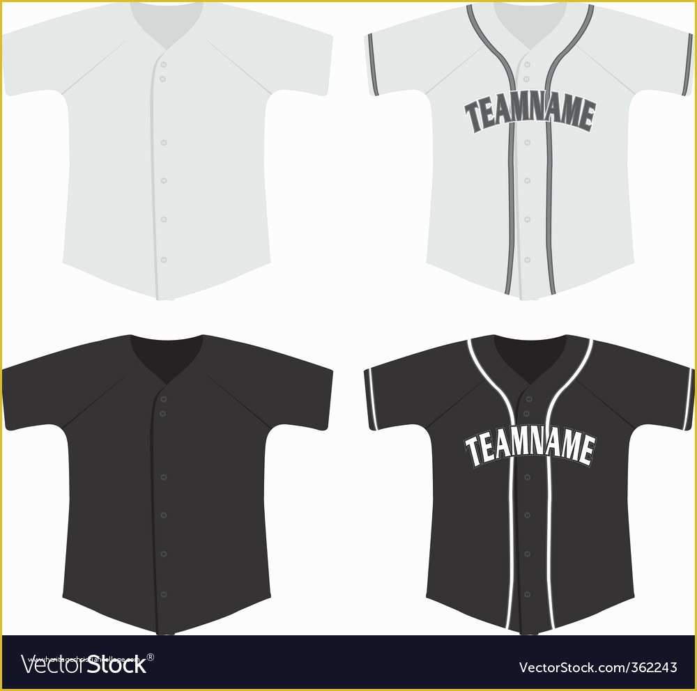 Baseball Jersey Vector Template Free Of Baseball Jersey Royalty Free Vector Image Vectorstock