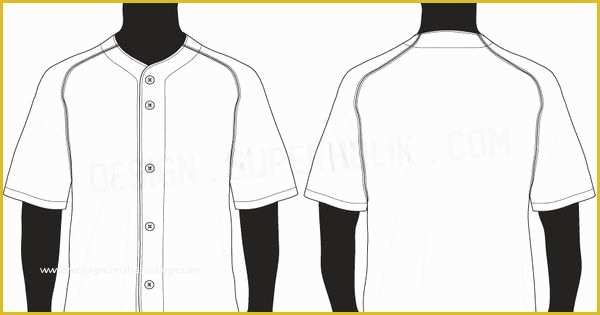 Baseball Jersey Vector Template Free Of Baseball Jersey Template Set