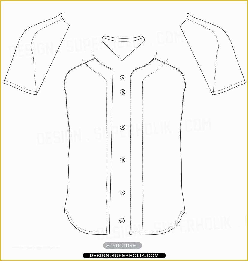 Baseball Jersey Vector Template Free Of Baseball Jersey Vector Template Set