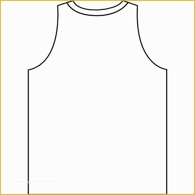 Baseball Jersey Vector Template Free Of Basketball Jersey Outline Vector Blank Template Plain