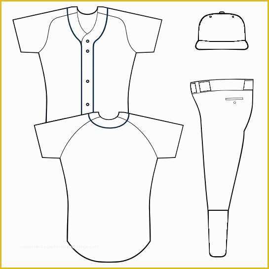 Baseball Jersey Vector Template Free Of Design A Uniform Contest