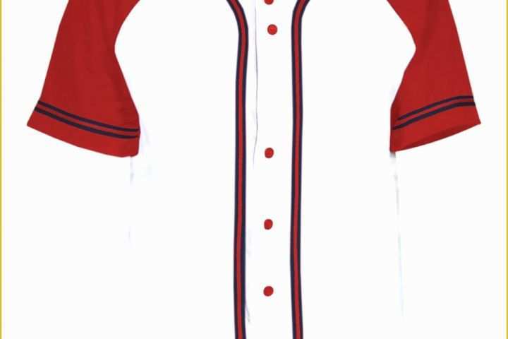 Baseball Jersey Vector Template Free Of Jersey Clipart
