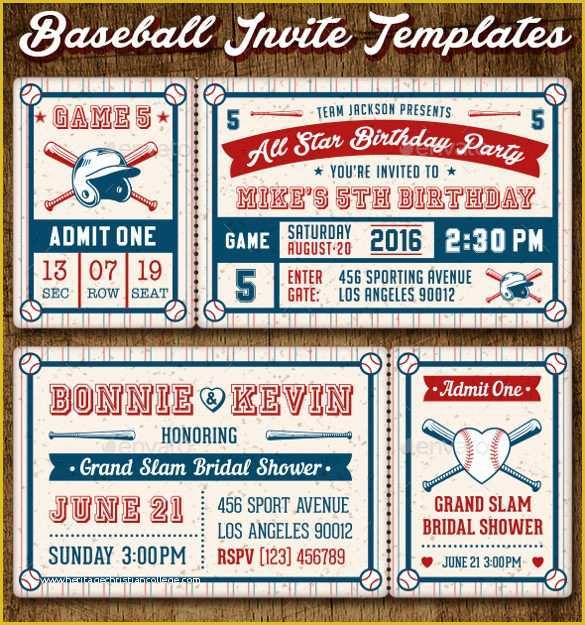 Baseball Ticket Template Free Download Of 63 Ticket Invitation Templates Psd Vector Eps Ai