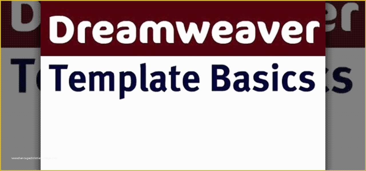 Basic Dreamweaver Templates Free Of How to Use Basic Template tools In Adobe Dreamweaver Cs4