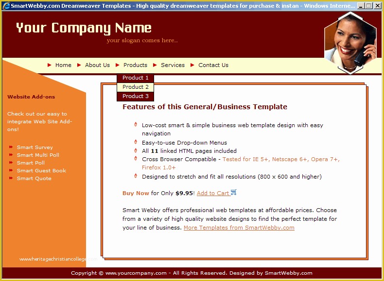 Basic Dreamweaver Templates Free Of Simple Low Cost Template