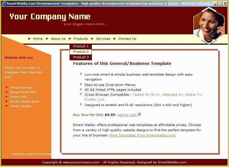 Basic Dreamweaver Templates Free Of Simple Website Templates Dreamweaver